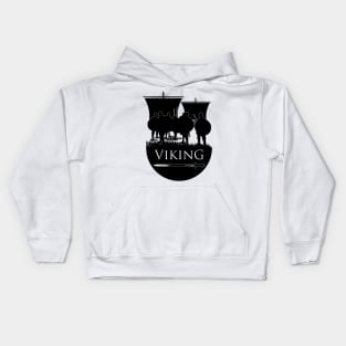 Viking Landing Kids Hoodie